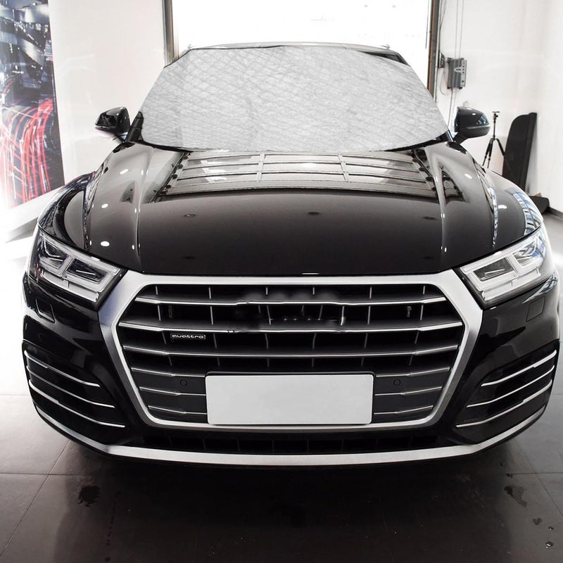 ORFOFE Windshield Snow Cover 180x148x118cm, Waterproof Frost Protector with 4-Layer Windshield Frost Defense, Car Exterior Accessory for Winter Snow and Ice Protection - Image 5