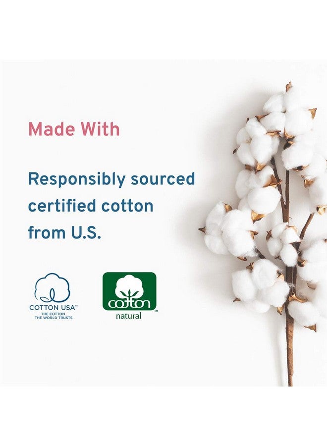 Plush Period Kit For Women With 8 Light Flow Pads, 6 Heavy Flow Pads, 2 Panty Liners And 20 Intimate Wipes | 100% Pure U.S. Cotton, Rash Free | No Chemicals & Fragnance | For All Skin Type | Safe Hygenic Intimate Set - Image 4