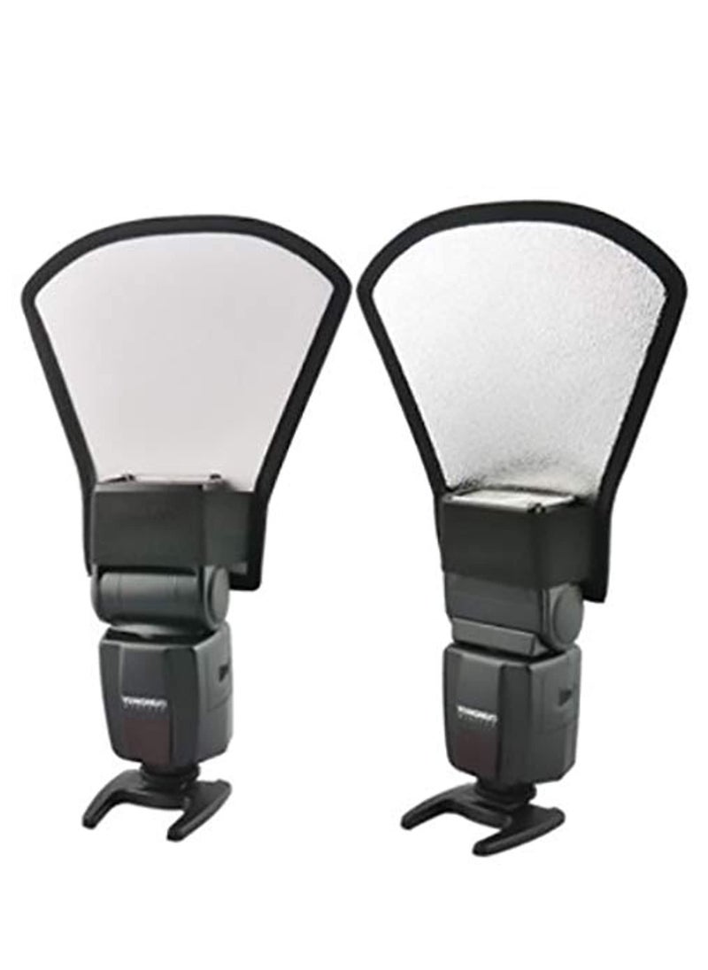 Generic Flash Diffuser Softbox Silver/white Reflector For Canon Nikon Pentax Yongnuo  - Image 3