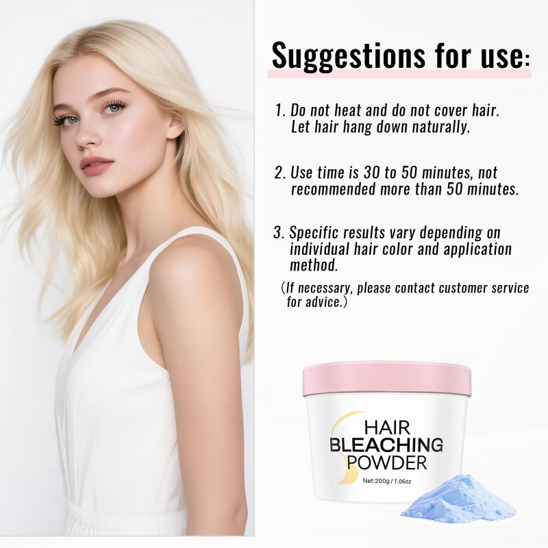 COSMTEK Hair Bleaching Powder 200g - Image 5