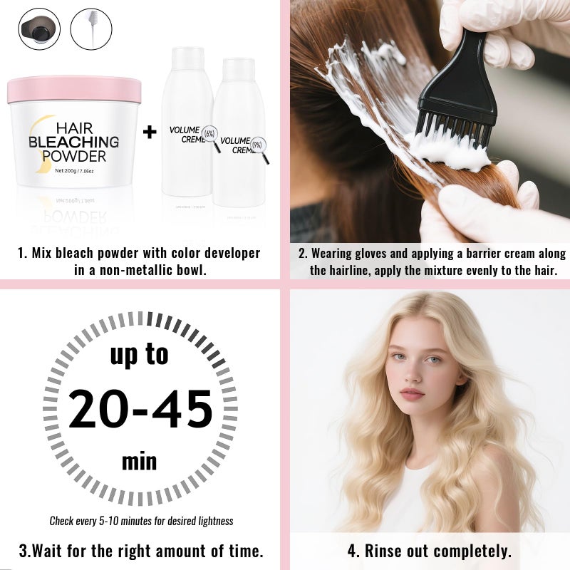 COSMTEK Hair Bleaching Powder 200g - Image 2
