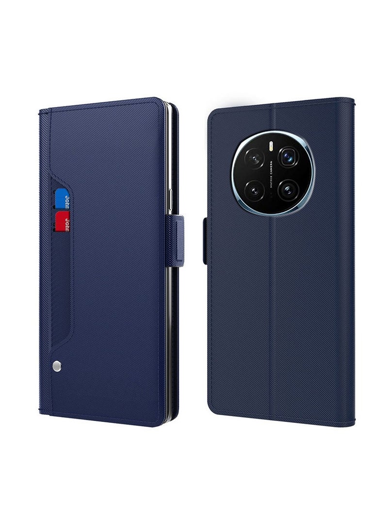 عام غطاء هاتف متوافق مع HONOR Magic7 Pro - غطاء وقائي محمول مع حافظة بطاقات مغناطيسية، غطاء هاتف بكامل التغطية ومقاوم للصدمات مع حافظة بطاقات مدمجة