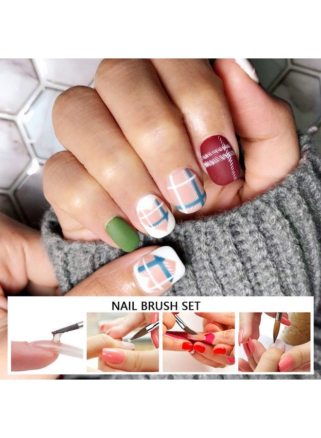 Yokilly Acrylic Nail Brush Dappen Dish Set 6Pcs Nail Art Pen And 4Pcs Crystal Dappen Dish For Acrylic Nails Manicure Bowl Cup Glass Container For Acrylic Liquid Nail Tool Kit - Image 2