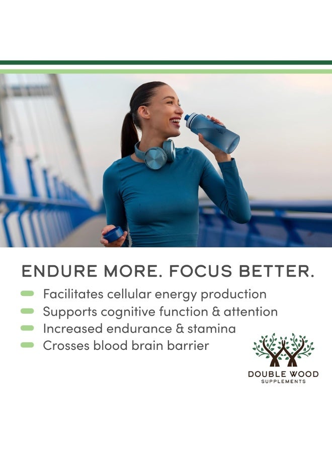 Double Wood Supplements Acetyl L-Carnitine 1000 mg Per Serving – 150 Capsules Double Wood Supplements - Image 4