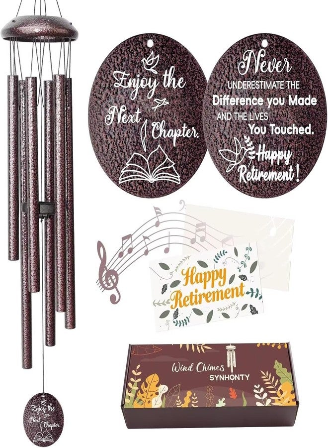 Synhonty 25in Memorial Wind Chimes for Retire - Image 1