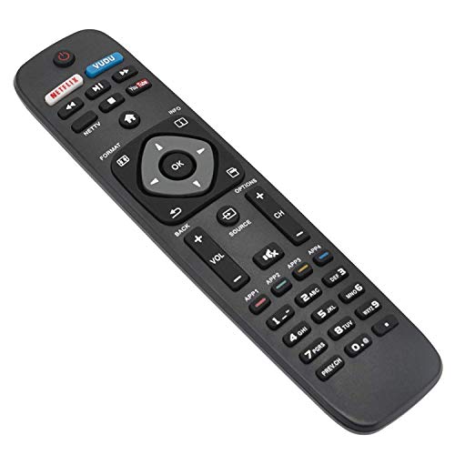 BOMAZ Replacement Remote Control for Philips 43PFL5602/F7 50PFL5601/F7 50PFL5602/F7 55PFL5901/F7 55PFL5601/F7 55PFL5402/F7 65PFL5602/F7 Smart TV - Image 2