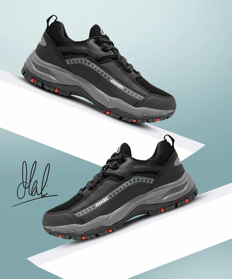 Asian Black Sneakers for Men and Boys
