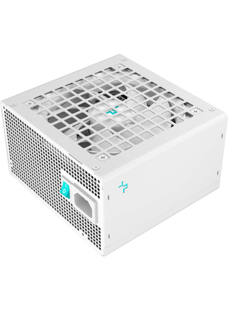 ديب كول مزود طاقة PQ1200G بقدرة 1200 واط، معياري بالكامل - ATX 3.1، حاصل على شهادة 80 PLUS Gold، يدعم PCIe 5.1، 12 فولت - 2x6، مروحة FDB مقاس 120 مم، مكثفات يابانية، حماية كاملة، أبيض | R-PQC00G-FD1B-JGUK-V1 - Image 4