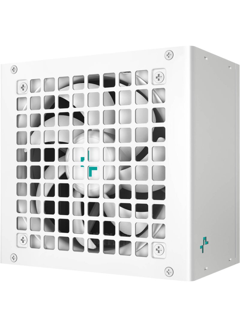 ديب كول مزود طاقة PQ1200G بقدرة 1200 واط، معياري بالكامل - ATX 3.1، حاصل على شهادة 80 PLUS Gold، يدعم PCIe 5.1، 12 فولت - 2x6، مروحة FDB مقاس 120 مم، مكثفات يابانية، حماية كاملة، أبيض | R-PQC00G-FD1B-JGUK-V1 - Image 2