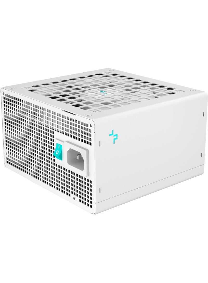ديب كول مزود طاقة PQ1200G بقدرة 1200 واط، معياري بالكامل - ATX 3.1، حاصل على شهادة 80 PLUS Gold، يدعم PCIe 5.1، 12 فولت - 2x6، مروحة FDB مقاس 120 مم، مكثفات يابانية، حماية كاملة، أبيض | R-PQC00G-FD1B-JGUK-V1 - Image 5