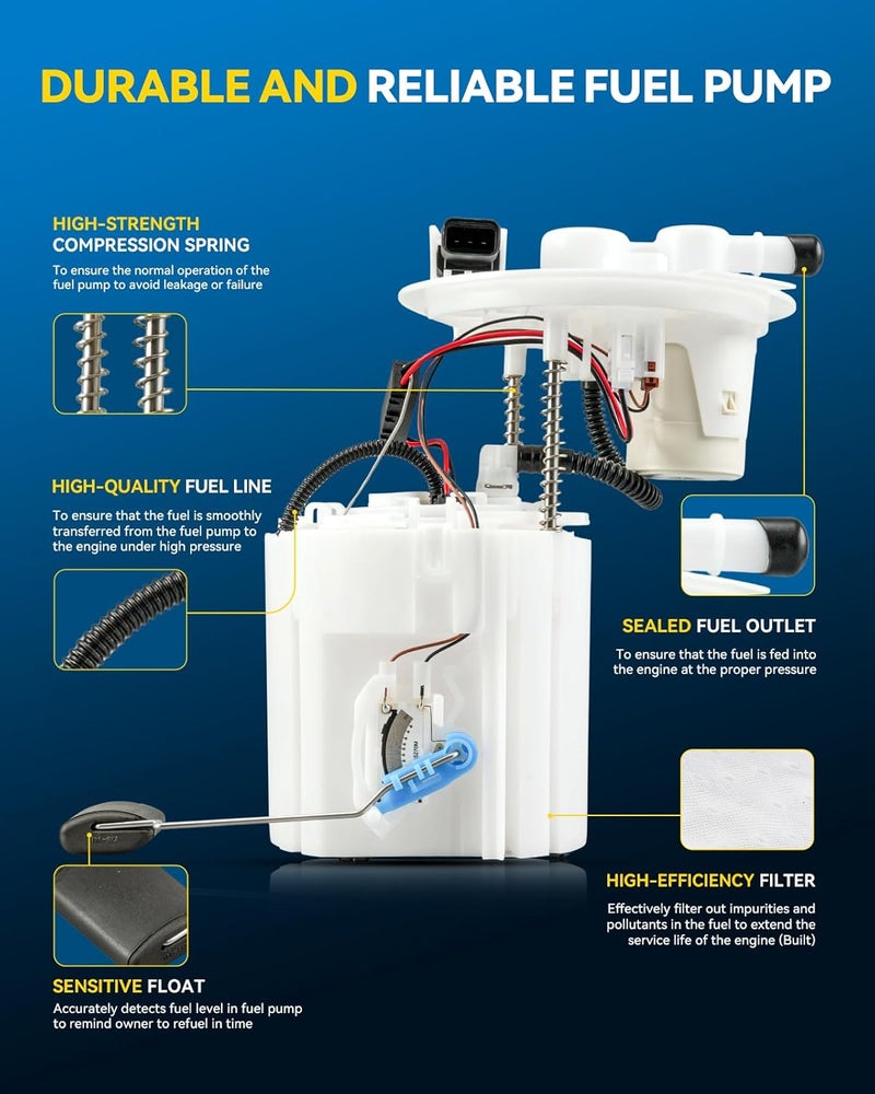 PHILTOP FG2329 Electric Fuel Pump Assembly for Elantra, Kona, Forte, Rio, and Accent - Image 3