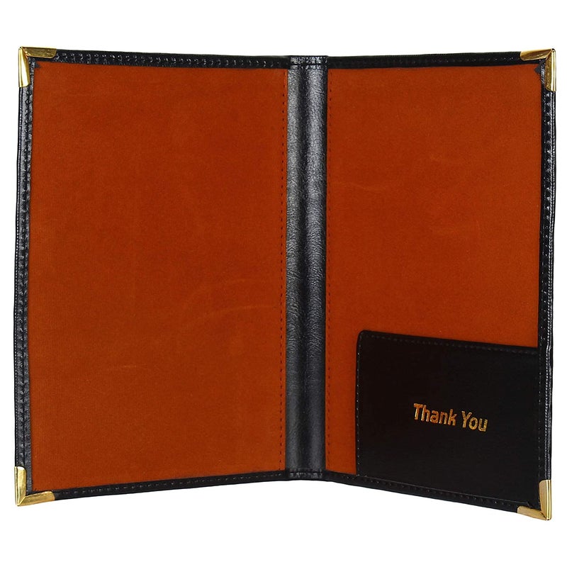 FUTURE X Set of 6 Bill Folder for Restaurant and Hotel with Card and Receipt Holder, Business File Folder, Document Holder, Portfolio Organizer Planner (Set of 6) - Image 4