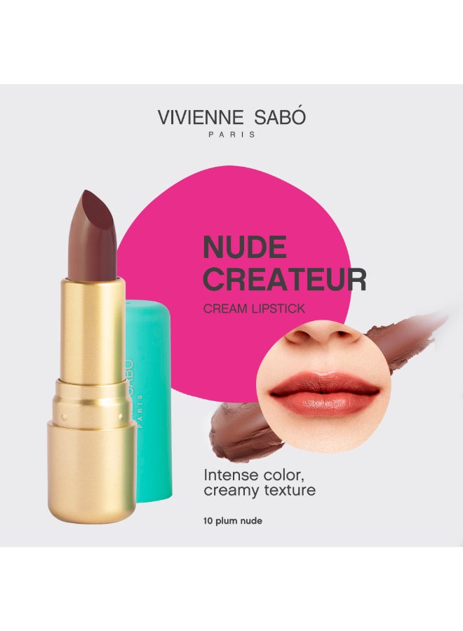 Vivienne Sabo أحمر شفاه فيفيان سابو نود كريتر ظل 10 - Image 1