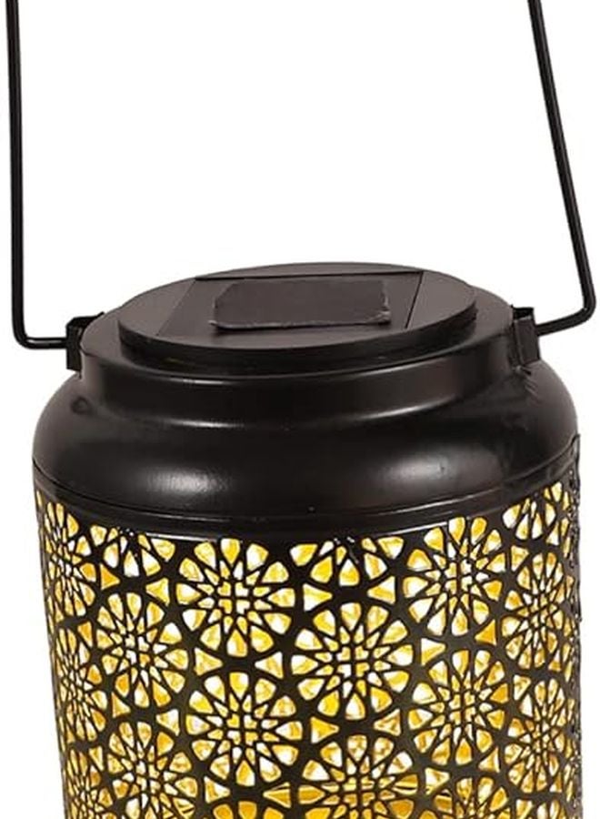 فينتاج شمسي مجوف فانوس خارجي خفيف الوزن زينة حديقة معلقة للجدران الأشجار الخيام - Image 1