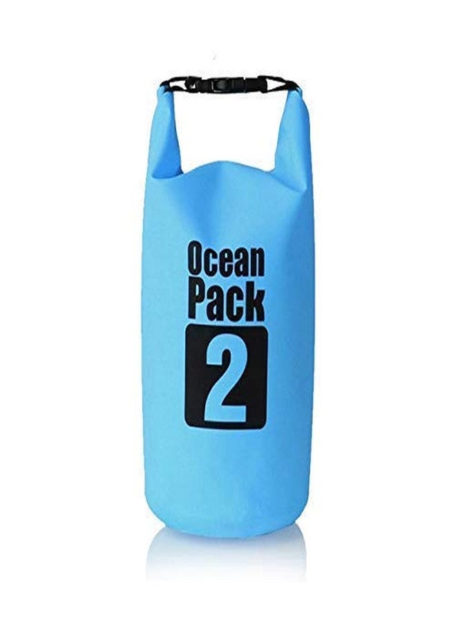 Zarini 2-Liter Multicolor PVC Waterproof Dry Bag: Essential for Swimming, Kayaking, Canoeing, River Trekking, Boating, and Beach Trips - Image 1