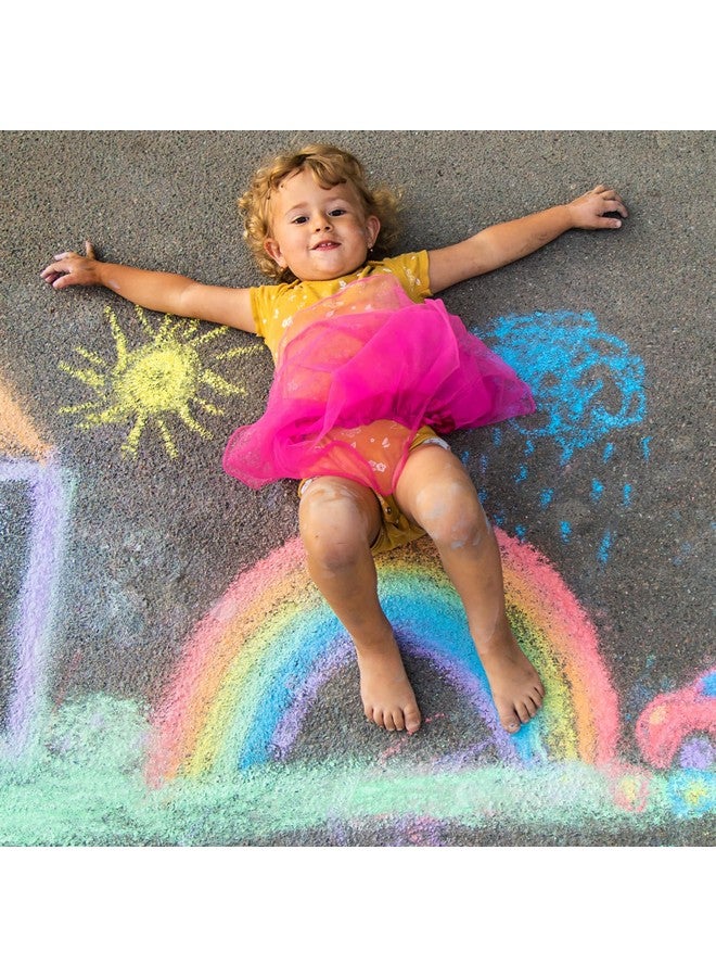 سمول فيش مجموعة طباشير الرصيف القابلة للغسل 200 قطعة في 20 لونًا: طباشير رسم جامبو للأطفال للفن الخارجي، صندوق طباشير السبورة العملاق غير السام الخالي من الغبار للرسم على السبورة للأطفال الصغار، ساحة اللعب، الحفلات - Image 4