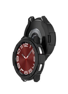 Generic Case for Samsung Galaxy Watch 6 Classic 47mm Rotating Ring + TPU Armor Watch Protective Case (Black)  - Image 5