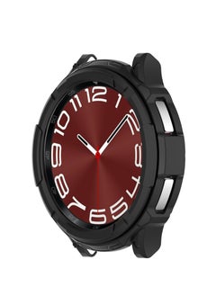 Generic Case for Samsung Galaxy Watch 6 Classic 47mm Rotating Ring + TPU Armor Watch Protective Case (Black)  - Image 2