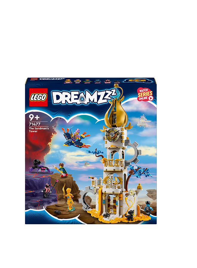 LEGO DREAMZzz The Sandman’s Tower, Castle Toy Playset for Kids, Boys & Girls, with 2 Building Options, Featuring Spider and Bird Animal Figures plus 5 Minifigures, Fantasy Birthday Gifts 71477 - Image 2
