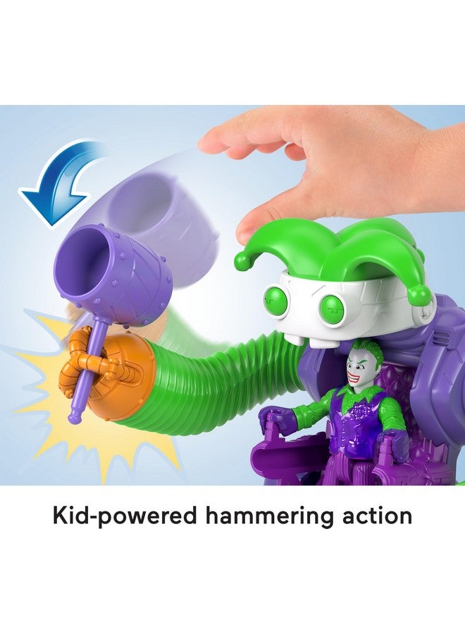 DC Super Friends Fisher-Price Imaginext DC Super Friends The Joker Toy Battling Robot with Poseable Figure & Lights for Pretend Play Kids Ages 3+ Years - Image 5
