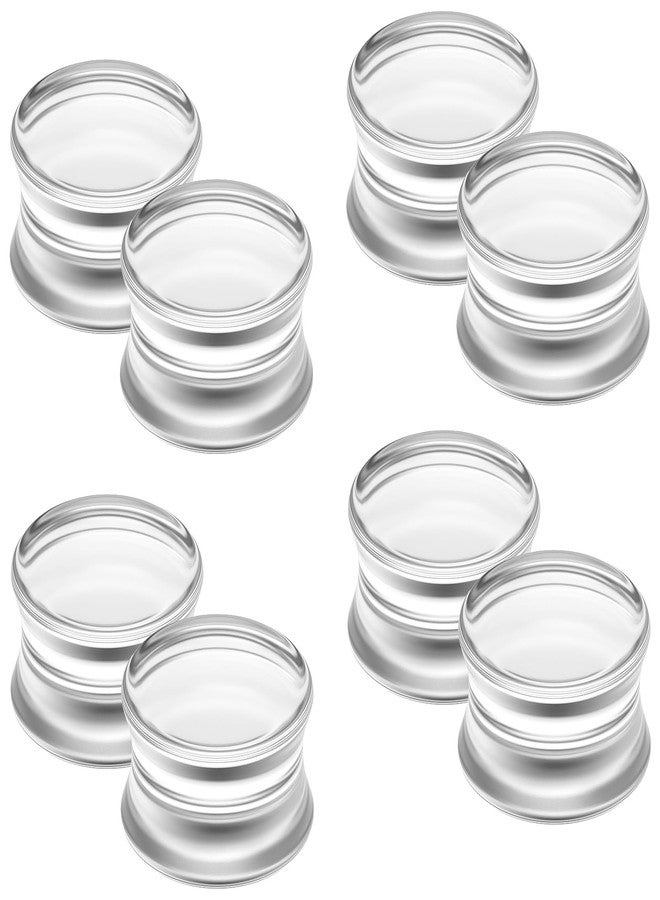 Cisyozi 2G Clear Acrylic Gauges Plugs Tunnels Earrings for Ears Stretching Kit 2 Gauge Platic Ear Tunnel Earrings Plug Double Flare Gauges Size 6mm Piercing Jewelry Women Men 1/4 inch - Image 1