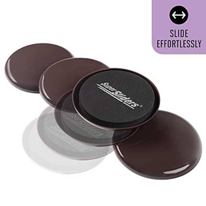 ماجيك سلايدرز أكواب ماجيك سلايدرز للسجاد – عبوة من ٤ قطع، مقاس ١¾ بوصة، وسادات أثاث مضادة للخدش - Image 2