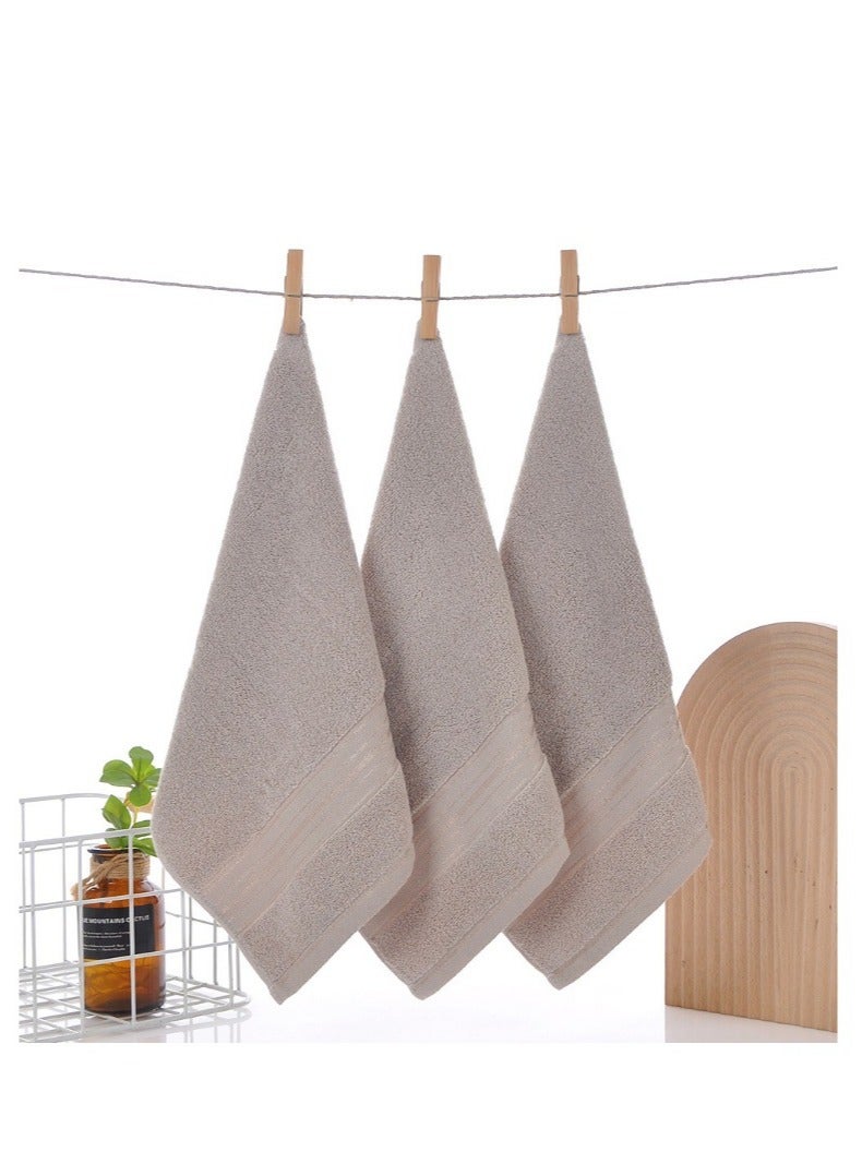 جِيجل جوي مجموعة منشفة من 3 قطع؛ 1 منشفة حمام، 1 منشفة، و 1 منشفة مربعة -100٪ قطن ممشوة تجفيف سريع عالية امتصاص المياه منشفة حمام سميكة - نوعية الفندق ناعمة، مناسبة لأحواض الاستحمام والمنتجعات الصحية - Image 4