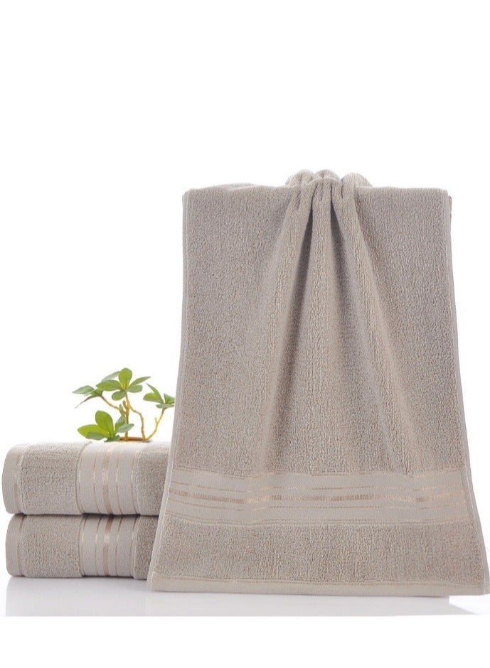 جِيجل جوي مجموعة منشفة من 3 قطع؛ 1 منشفة حمام، 1 منشفة، و 1 منشفة مربعة -100٪ قطن ممشوة تجفيف سريع عالية امتصاص المياه منشفة حمام سميكة - نوعية الفندق ناعمة، مناسبة لأحواض الاستحمام والمنتجعات الصحية - Image 3