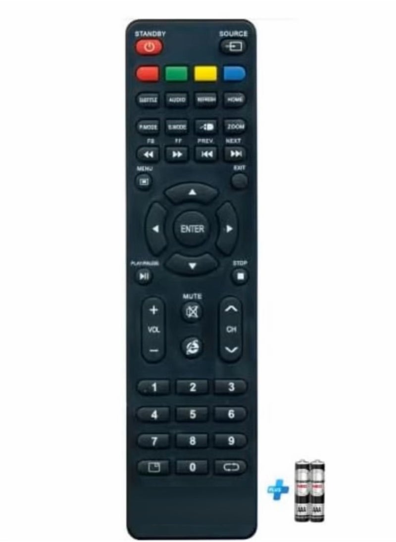 Generic - Nobel TV Remote - Replacement Remote Control for NOBEL Smart TV LCD LED With 2X Free Batteries - Image 1