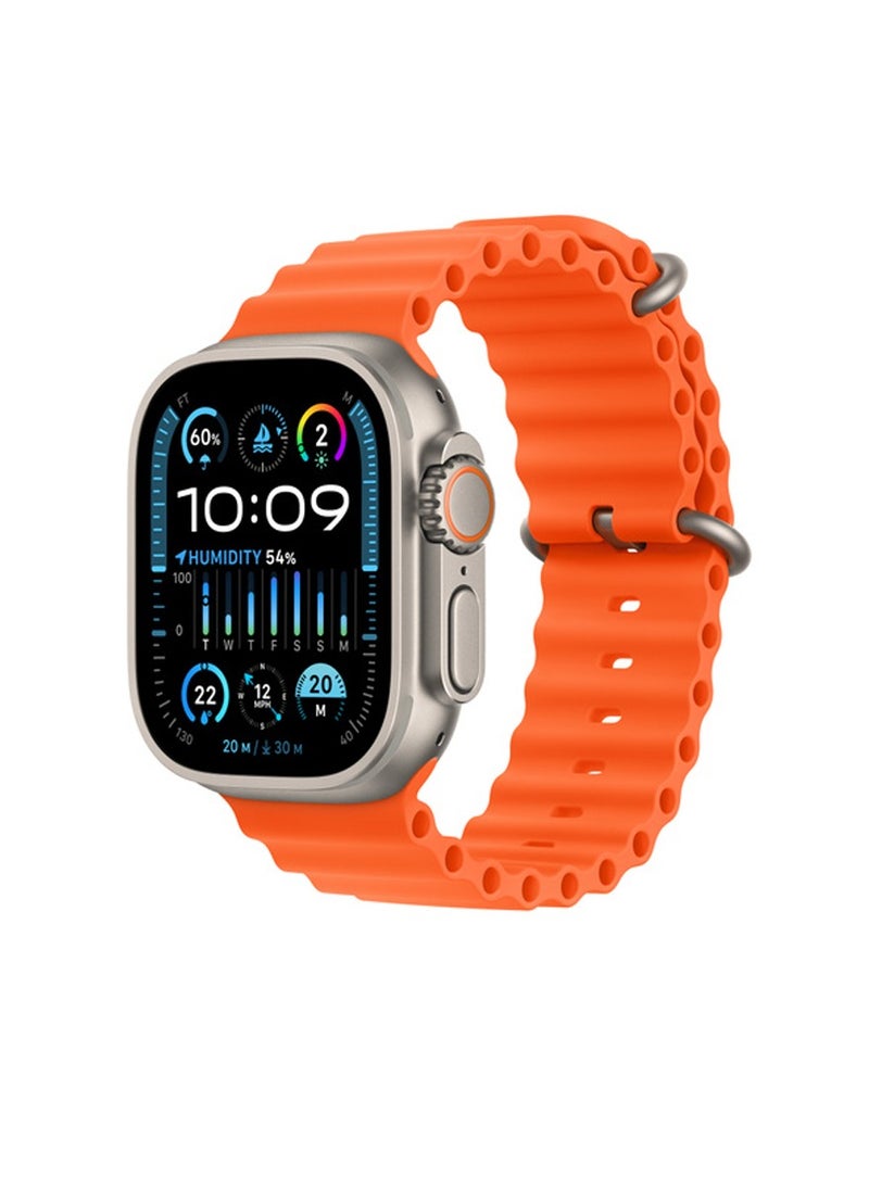 Haino Teko - Haino Teko Germany H2 Ultra Max Smart Watch 49MM Full Screen AMOLED Display With 2 Pair Straps and Wireless Charger for Men's and Boys - Image 1