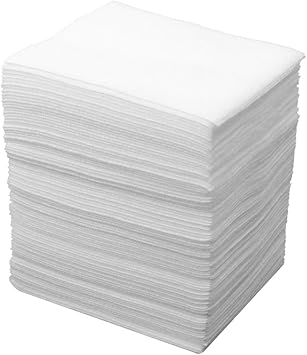 HEALLILY 200pcs NonWoven Facial Cotton Gauze Squares Sponge Esthetician Cotton Pad Pads - Image 1