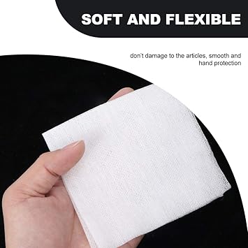 HEALLILY 200pcs NonWoven Facial Cotton Gauze Squares Sponge Esthetician Cotton Pad Pads - Image 4
