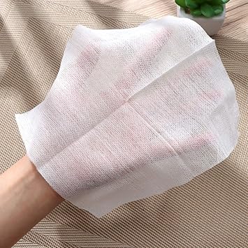 HEALLILY 200pcs NonWoven Facial Cotton Gauze Squares Sponge Esthetician Cotton Pad Pads - Image 2