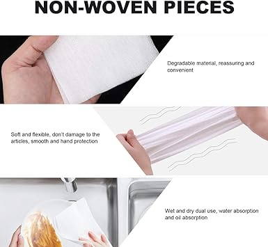 HEALLILY 200pcs NonWoven Facial Cotton Gauze Squares Sponge Esthetician Cotton Pad Pads - Image 5