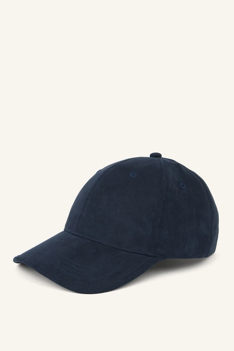 ديفاكتو Man Basic Suede Baseball Cap