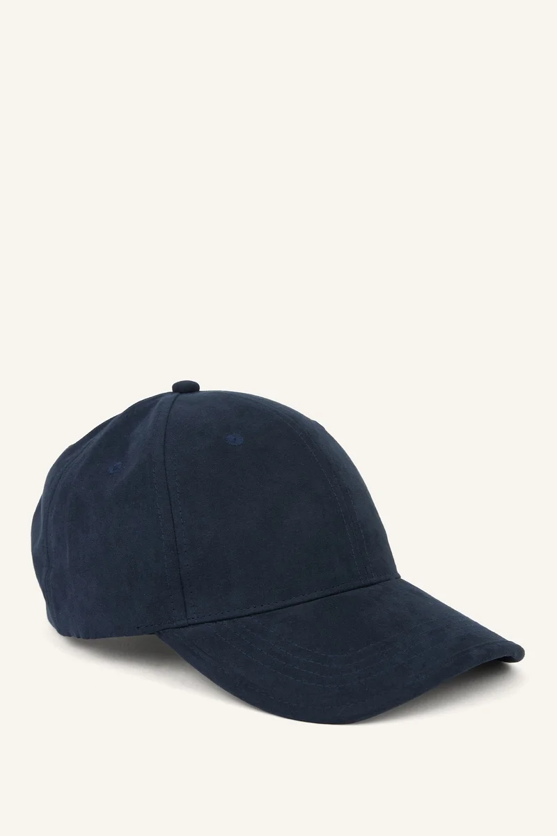 ديفاكتو Man Basic Suede Baseball Cap