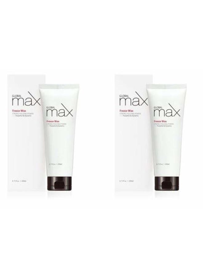 Elabore 2 Pack Global MAX - Freeze Wax Cire Coiffante (6.76 fl.oz / 200ml) - Image 1