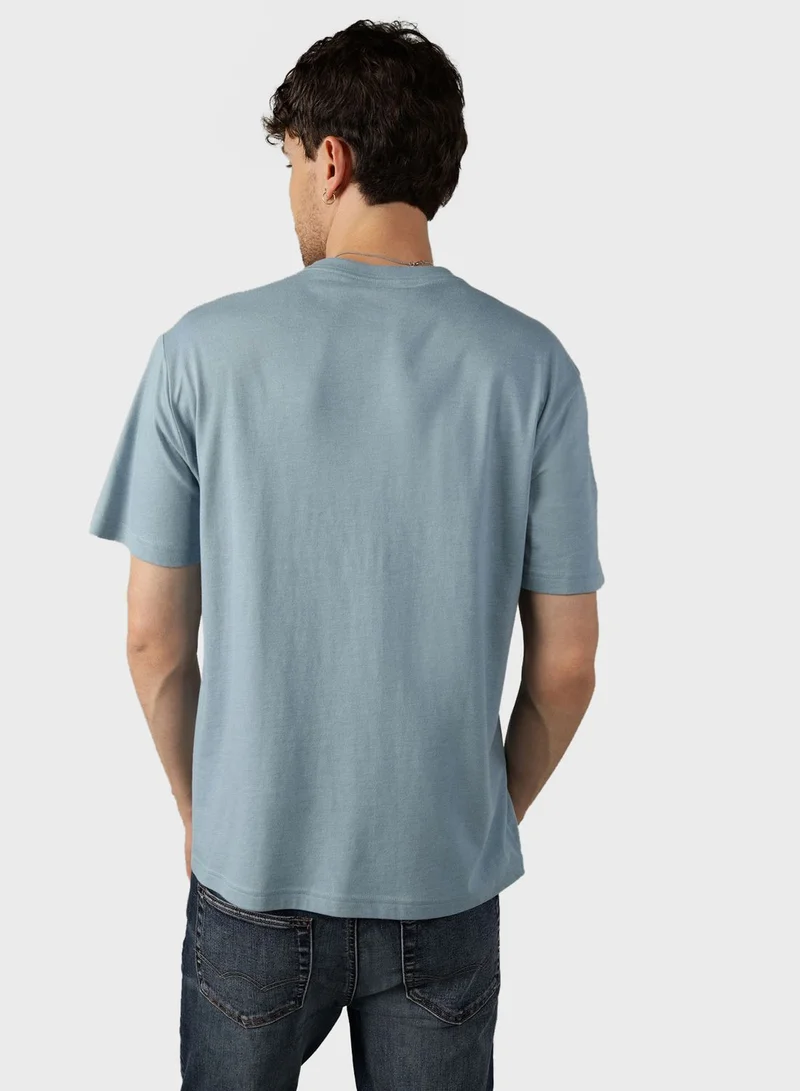American Eagle Logo Graphic Crew Neck T-Shirt