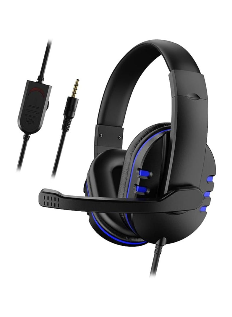 Gaming Headphone Surround Sound Capable Lightweight Frame Bendable Cardioid Microphone For PC And PS4  - Image 1