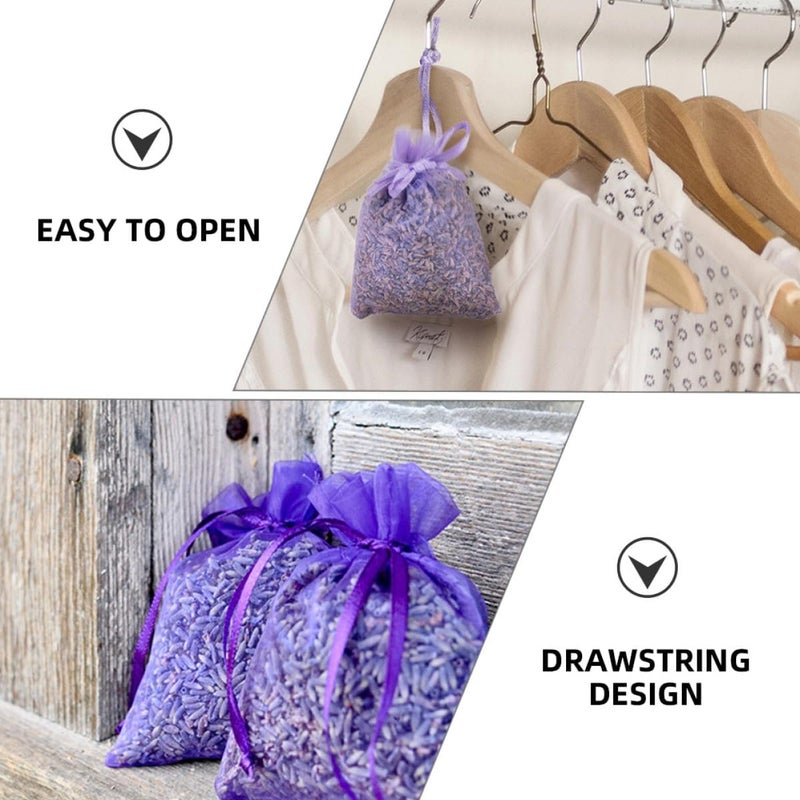 Global mainstream design picks Veemoon Lavender Sachet Bags 10pcs with Natural Dried Lavender Buds Sachet Fresheners for Drawers Wardrobes Closets Car Air Freshener Home Fragrance Safe material Economical upgraded quality Reliable durability Globally popular elegant design Demand-based stock planning Precision made Single & bulk storage compatible Easy store & transit build Indoor outdoor all-purpose fit Trendy budget practical design Global light sturdy raw material Rack friendly User tested optimized build Climate adapted delivery plan Durability enhanced Narrow & wide space compatible Carefully engineered build Carefully selected material Big & small space compatible Long term use design Global standard processed material All need matching options All climate suitability Modern practical shape - Image 3
