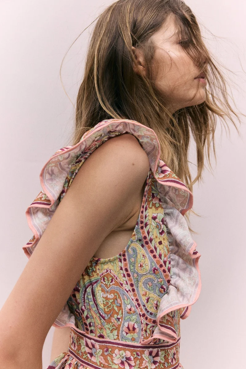 H&M Frill-trimmed dress