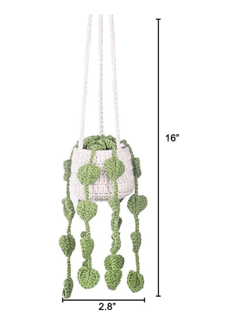 Generic Cute Potted Plants Car Pendant - Image 3