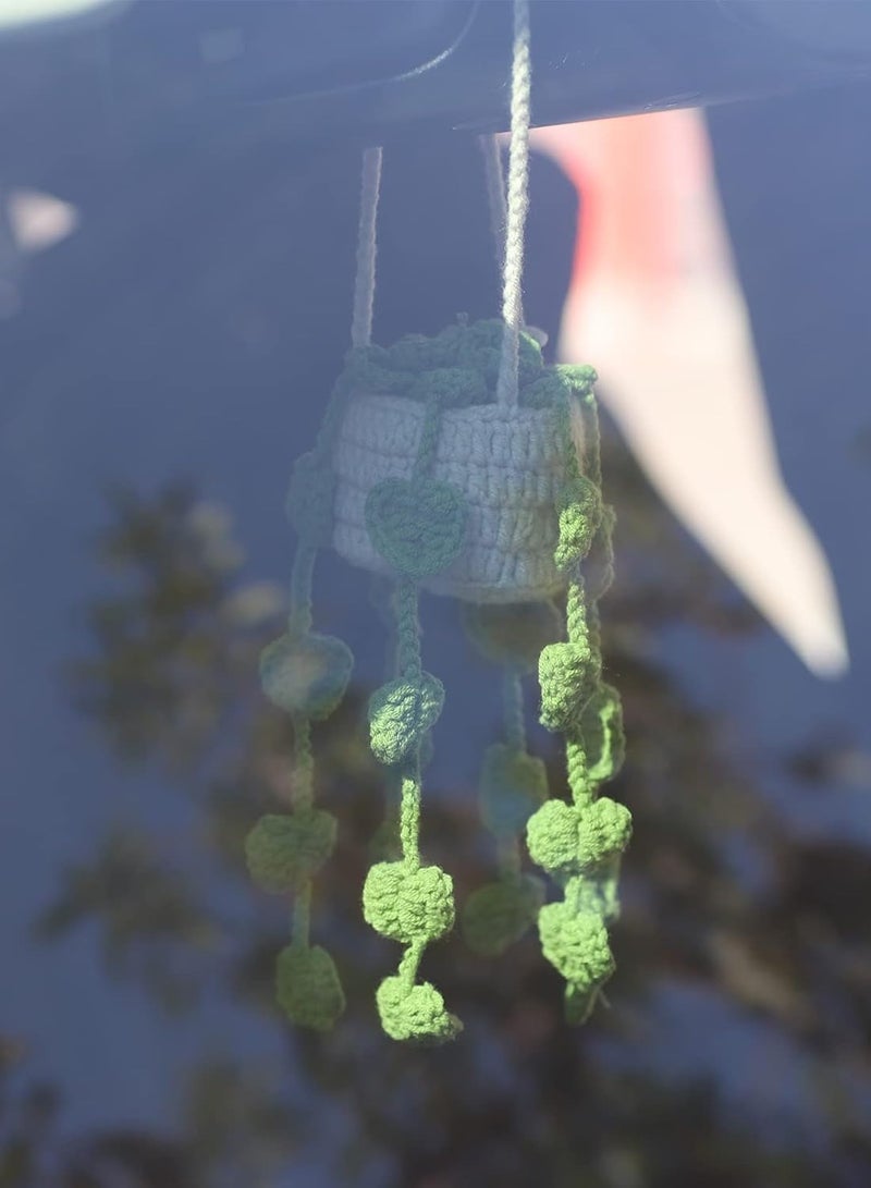 Generic Cute Potted Plants Car Pendant - Image 4