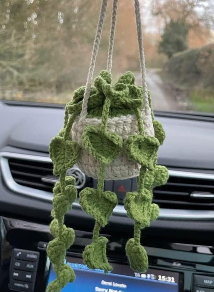 Generic Cute Potted Plants Car Pendant - Image 2
