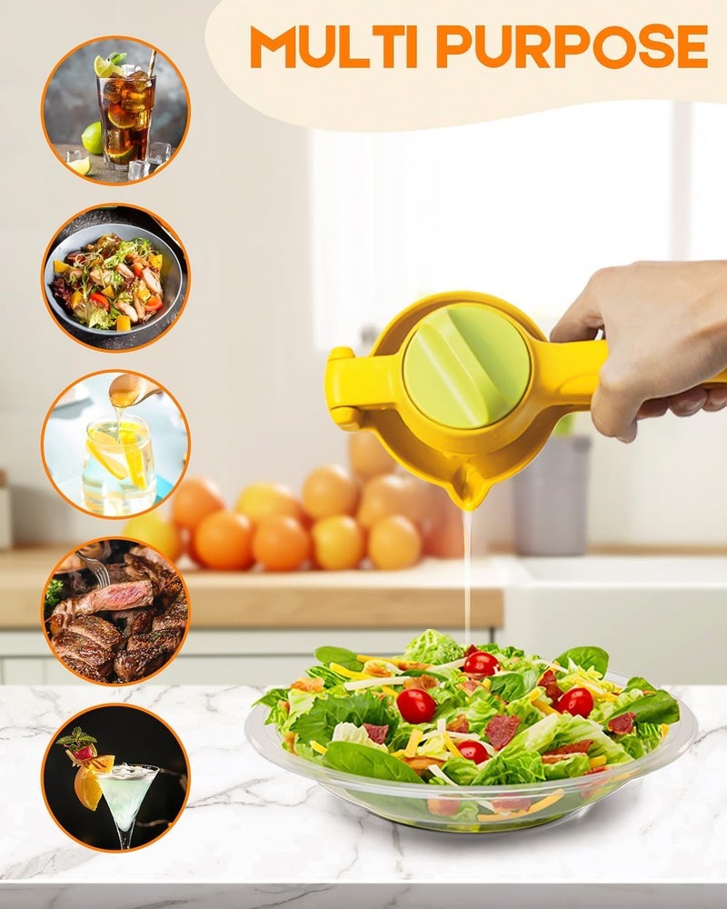 Manual Lemon Orange Juicer Press and Twist Handle for Easy Use Directly, Manual Citrus Juicer Squeezer to Extract as Much Juice as Possible - Image 5
