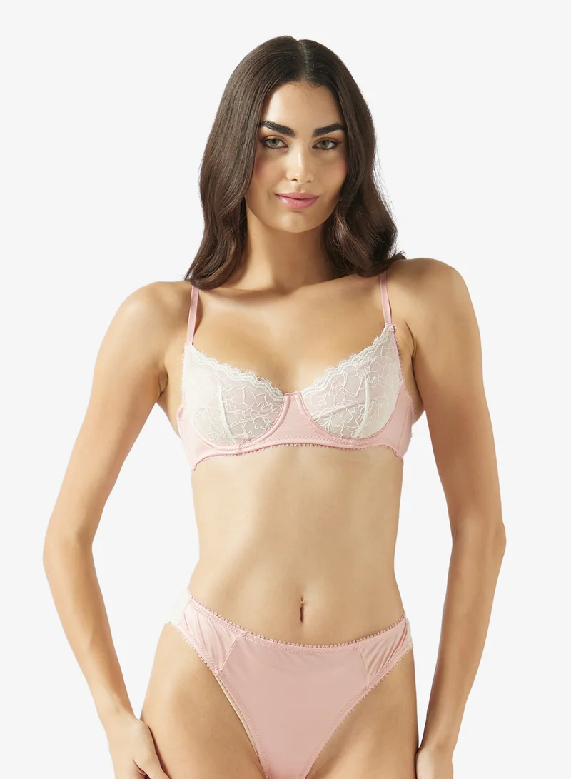 Ginger 2PC Lace Wired Bra & Brief Set
