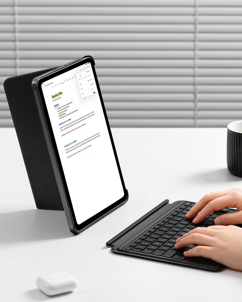 Inateck for iPad Pro 11 inch Case with Keyboard, Compatible with iPad Air 6/5/4,iPad Pro 11" 4/3/2/1, Detachable iPad Keyboard Case with 7-Color Backlight and Touchpad, KB04111 Black - Image 3
