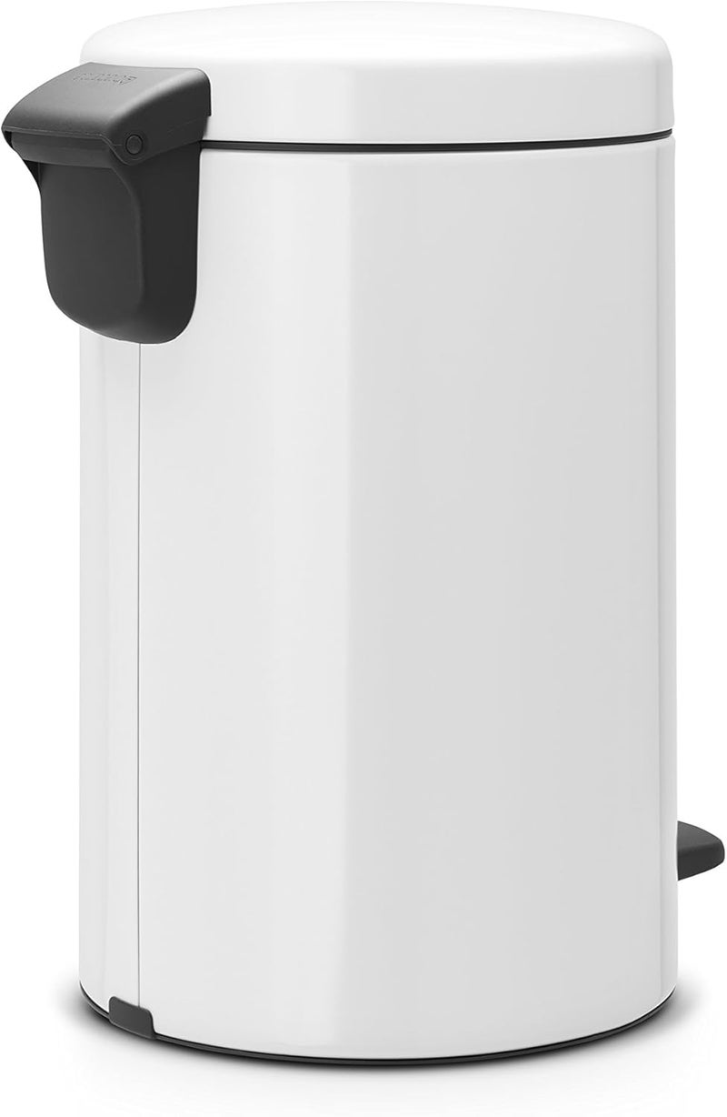 Brabantia 113864 Pedal Bin newIcon with Metal Inner Bucket, 12 Litre - White - Image 2