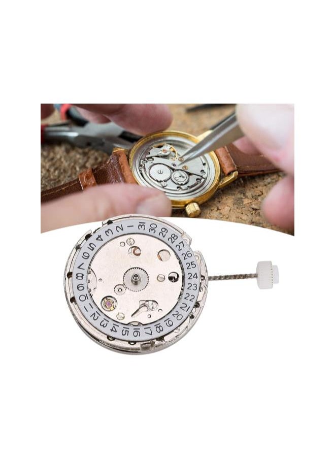 Generic - Automatic Mechanical Watch Movement Replacement Part Watch Movement for Men Automatic Mechanical Watch Movement 2813 Hand Winding for Man - Image 1