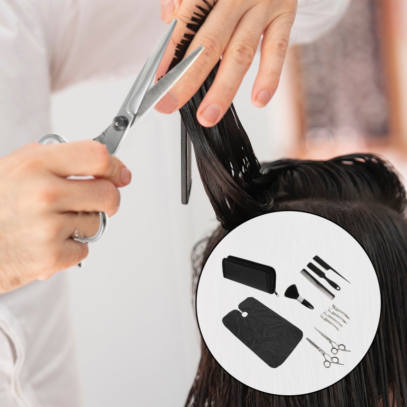 1 Set Professional Haircut Scissors Kit Useful Hairdressing Tool for Home Salon - Image 5